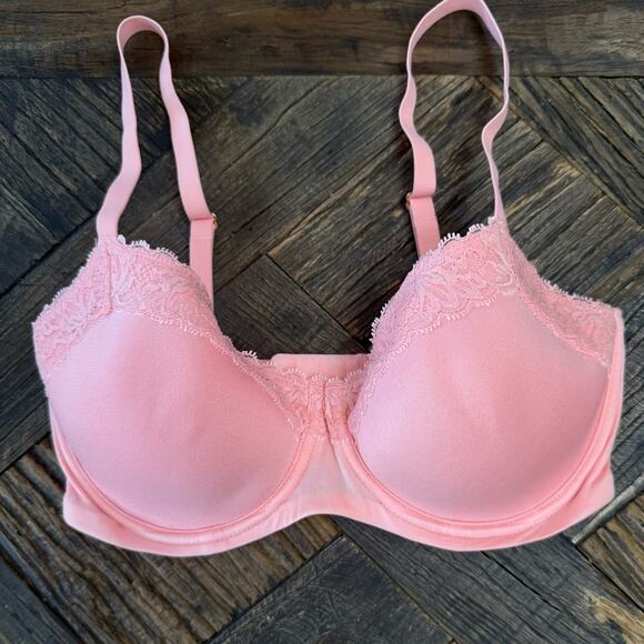 Natori 721298 Discreet Convertible Spacer Underwire Bra Peach Pink – 34DD - Picture 5 of 10